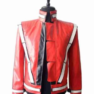 Michael Jackson Bad Tour Thriller Red Jacket