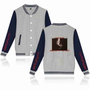 Xxxtentacion Gray Baseball Uniform Printed Jacket