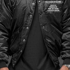 Drake Scorpion Bomber Black Jacket