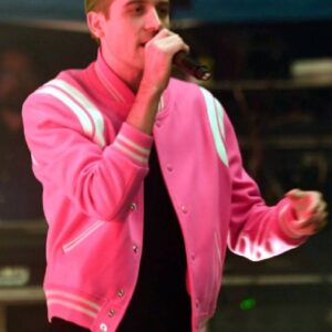 G-Eazy Pink Varsity Jacket