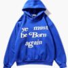 Kid Cudi Ye Must Be Born Again Blue Hoodie