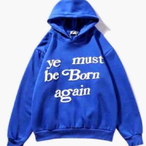 Kid Cudi Ye Must Be Born Again Blue Hoodie