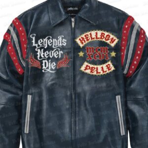 Lil Peep Legends Never Die Black Leather Jacket