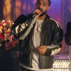 Live On SNL Drake Black Jacket