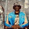 Snoop Dog Death Row Record x Crooks n Castles Blue and Yellow Varsity Jacket