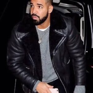 Trendy Drake Aviator Jacket