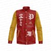 Tupac Legends Never Die Red Varsity Jacket