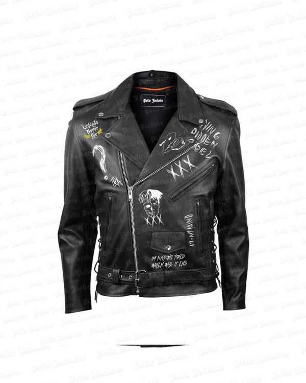 XXXtentacion Legends Never Die Black Leather Jacket