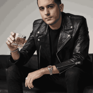 G-Eazy Black Biker Leather Jacket