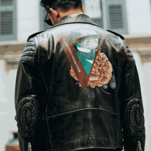 G-Eazy Milan Valentino Undercover Black Leather Jacket