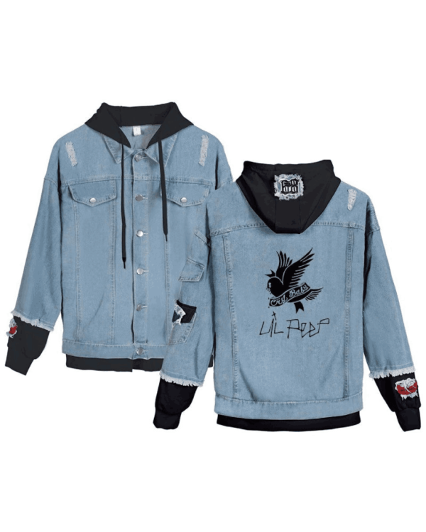 Lil Peep Crybaby Blue Denim Jacket