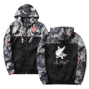 Lil Peep Crybaby Floral Black Jacket