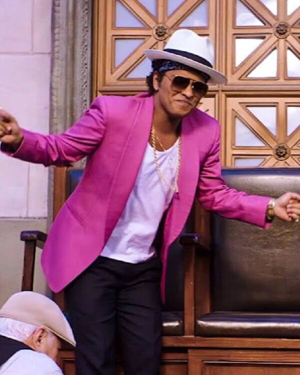 Bruno Mars Pink Blazer