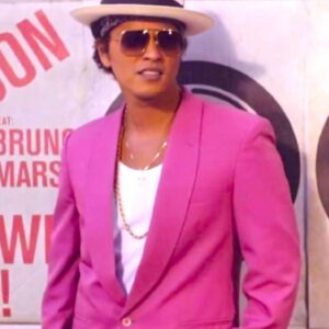 Bruno Mars Pink Blazer