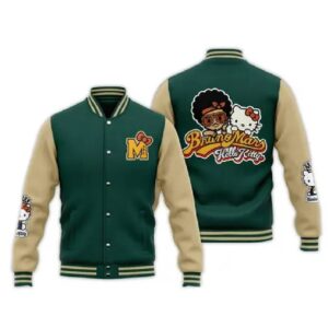 Hello Kitty Bruno Mars Varsity Jacket