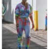 Unisex Jennifer Lopez Tie Dye Tracksuit