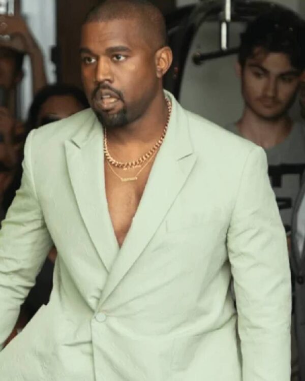 Kanye West Mint Green Louis Vuitton Suit