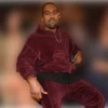 Kanye West Velour Velvet Tracksuit