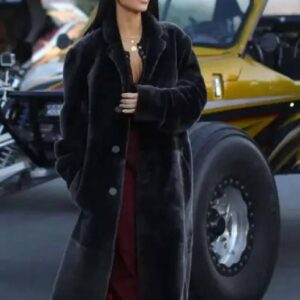 Kim Kardashian Street Style Nyc Black Trench Coat