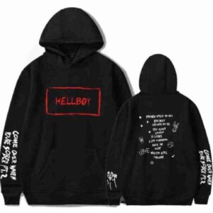 Lil Peep Hellboy Black Hoodie