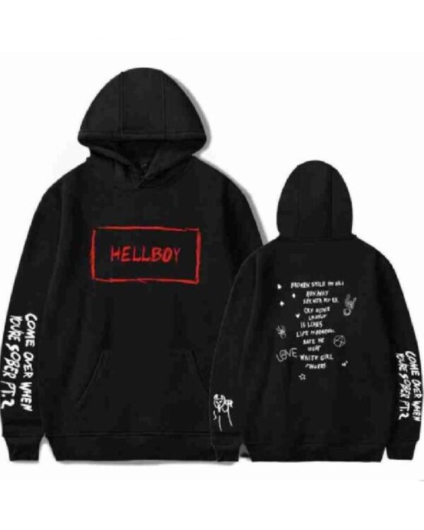 Lil Peep Hellboy Black Hoodie