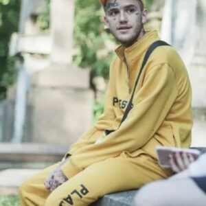 Lil Peep Yellow Wool Tracksuit