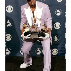 Mens And Womens Kanye West Grammys Purple Suit For Sale