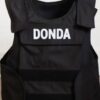 Rap Singer Kanye West Donda Black Vest