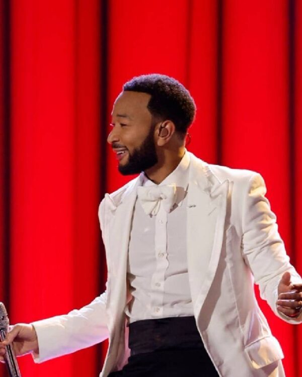 John Legend The Voice White Blazer