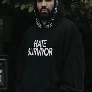 Buy Drake Hate Survivor Black Pullover Fleece Hoodie For Men And Women