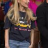 SNL Season 49 Ariana Grande Taxi Grey Cotton T-Shirt For Men And Women