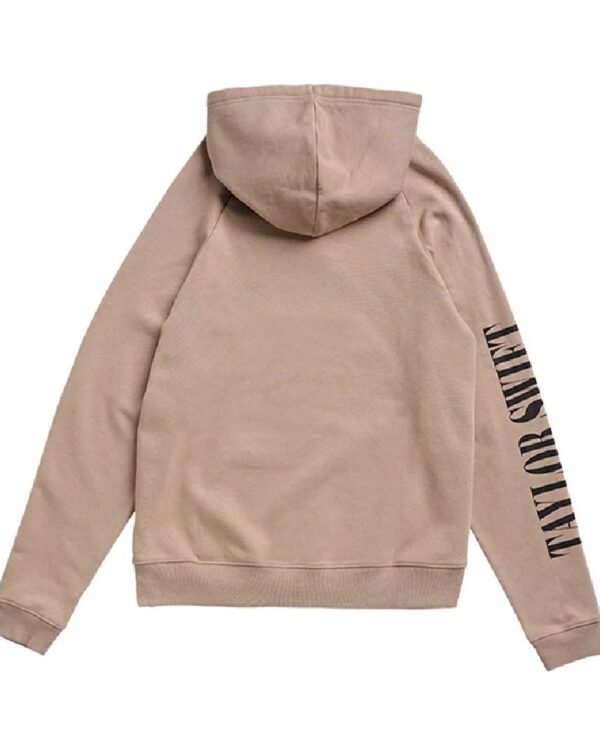 The Eras Tour Taupe Taylor Swift Beige Pullover Fleece Hoodie For Men And Women