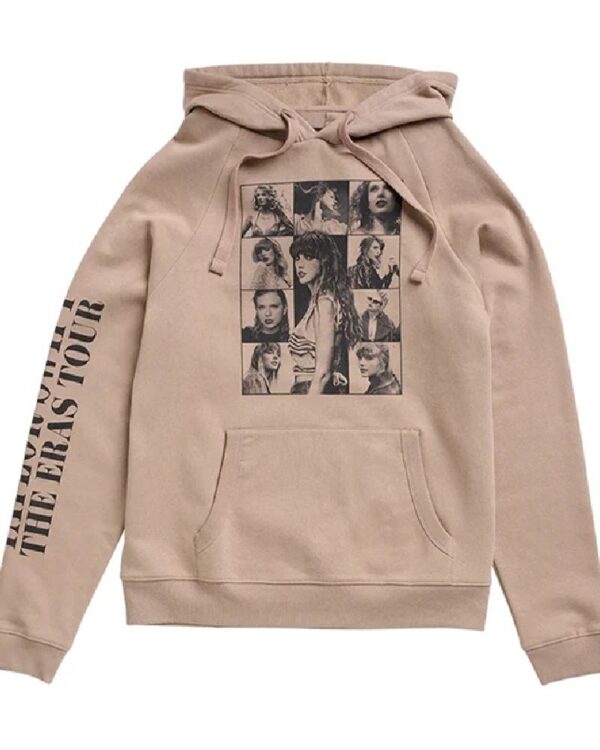 The Eras Tour Taupe Taylor Swift Beige Pullover Fleece Hoodie For Men And Women