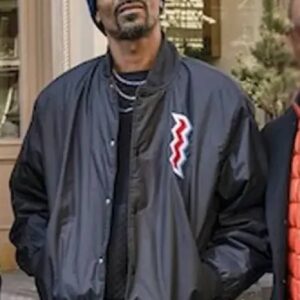 Banks TV-Series Law and Order SVU Snoop Dogg Black Letterman Varsity Jacket