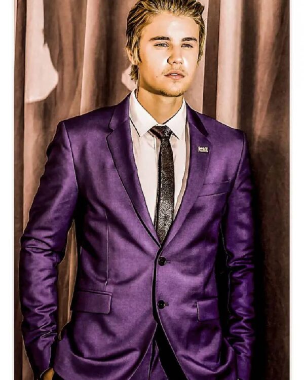 Justin Bieber Purple Suit For Sale