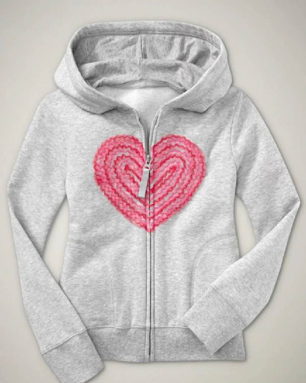 Taylor Swift Gap Heart Gery Hoodie